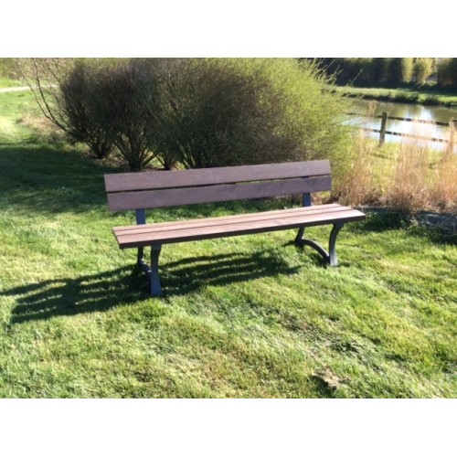 Mobilier urbain, Matériel de collectivités, Bancs de jardin, Extérieur  Support sac 2 x 110L Ecollecto et Collecmur sur poteau sur socle