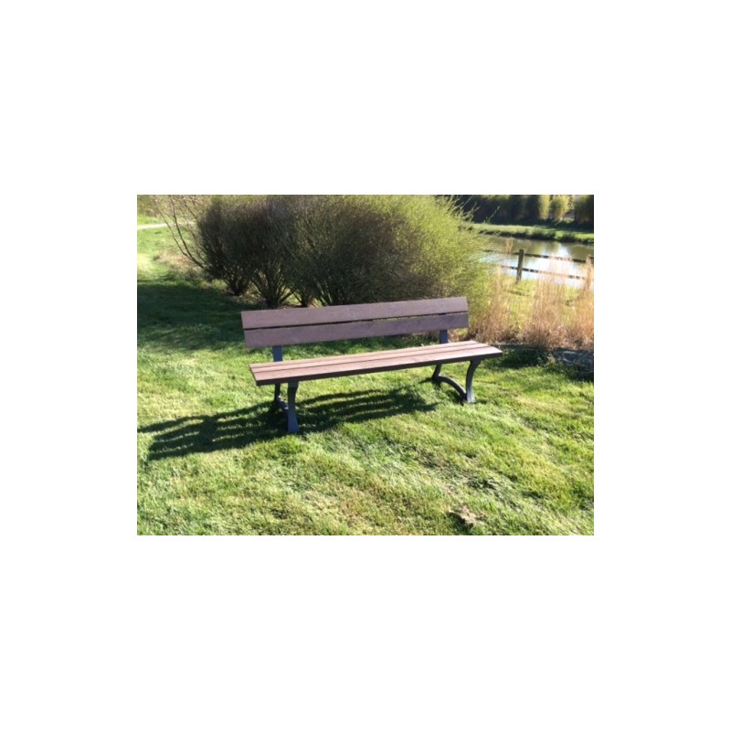 Banc en plastique recyclé Jardin lame materiaux recyclé GOVAPLAST