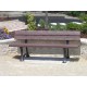 Banc en plastique recyclé Jardin lame materiaux recyclé GOVAPLAST