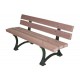 Banc en plastique recyclé Jardin lame materiaux recyclé GOVAPLAST