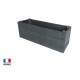 Jardinière plastique recyclé rectangulaire, Jardinière exterieure lame plastique recyclé GOVAPLAST